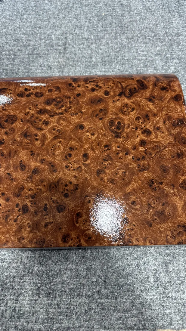 Marble stone hydrographic pattern on a part