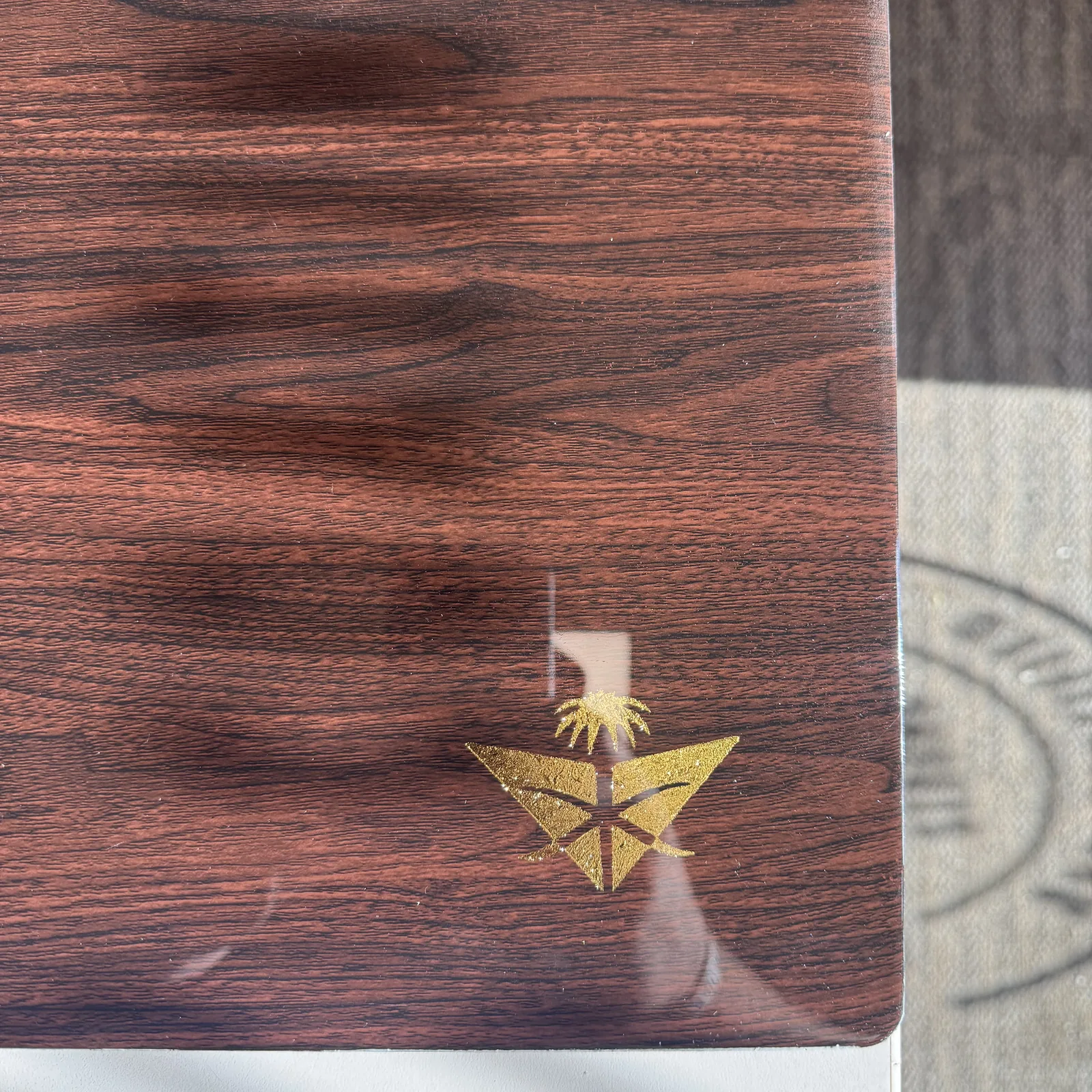 Wood grain hydrographic pattern on a part by Advanced Coatings